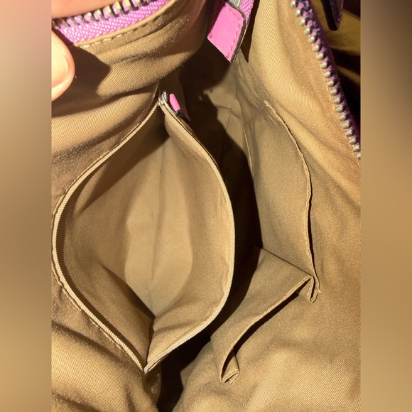 Leather Crossbody Bag in Dusty Rose - Picture 10 of 11